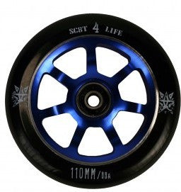 841, 841 Delta Wheels 110mm - Blue (Pair)