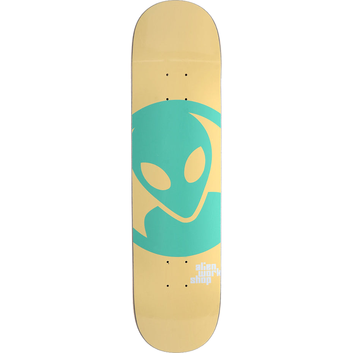 Alien Workshop, Alien Workshop Dot Wave Skateboard Deck - 8.0" Tan/Teal