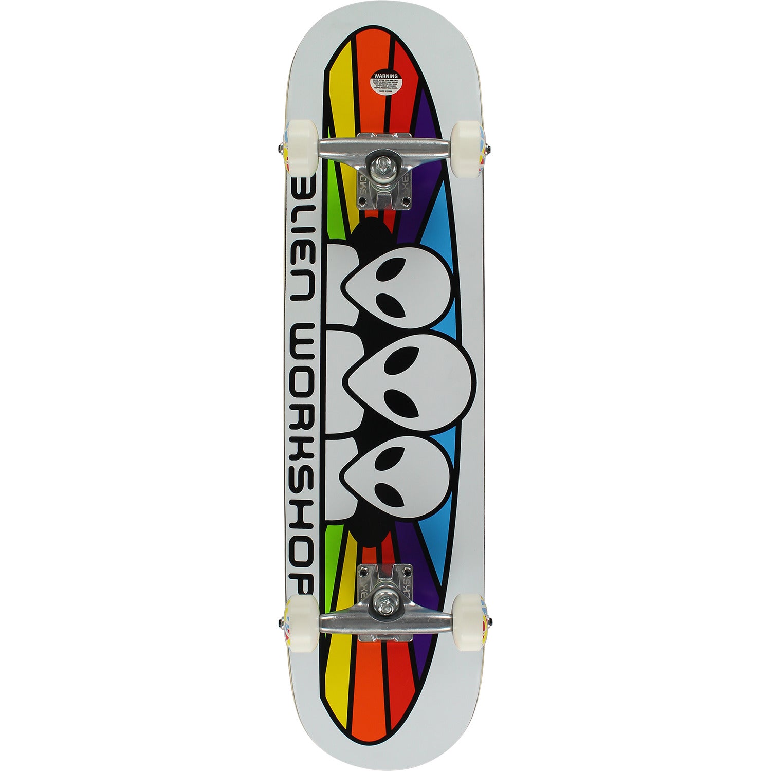 Alien Workshop, Alien Workshop Spectrum Skateboard Complete 8.0" - White