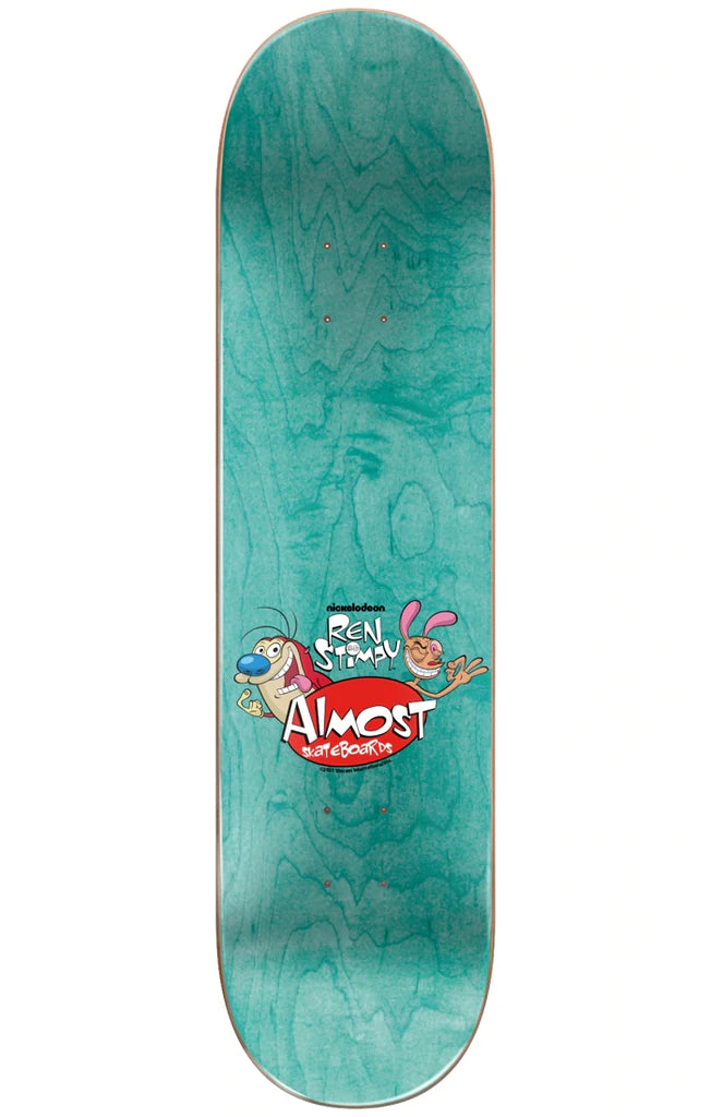 Almost, Almost Dilo Ren & Stimpy Fingered R7 Skateboard Deck - 8.125"