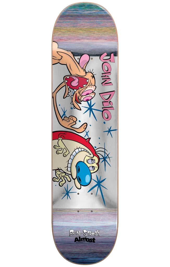 Almost, Almost Dilo Ren & Stimpy Fingered R7 Skateboard Deck - 8.125"