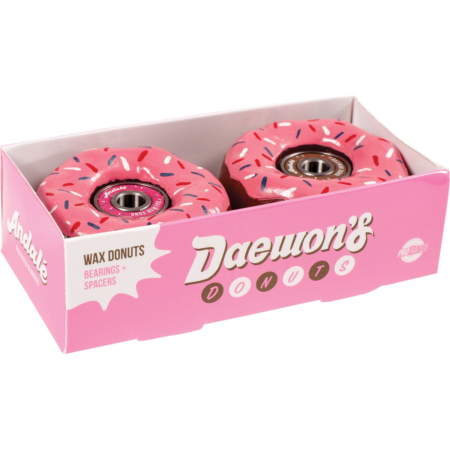 andale, Andale Daewon Song Donut Bearings & Wax - Pink