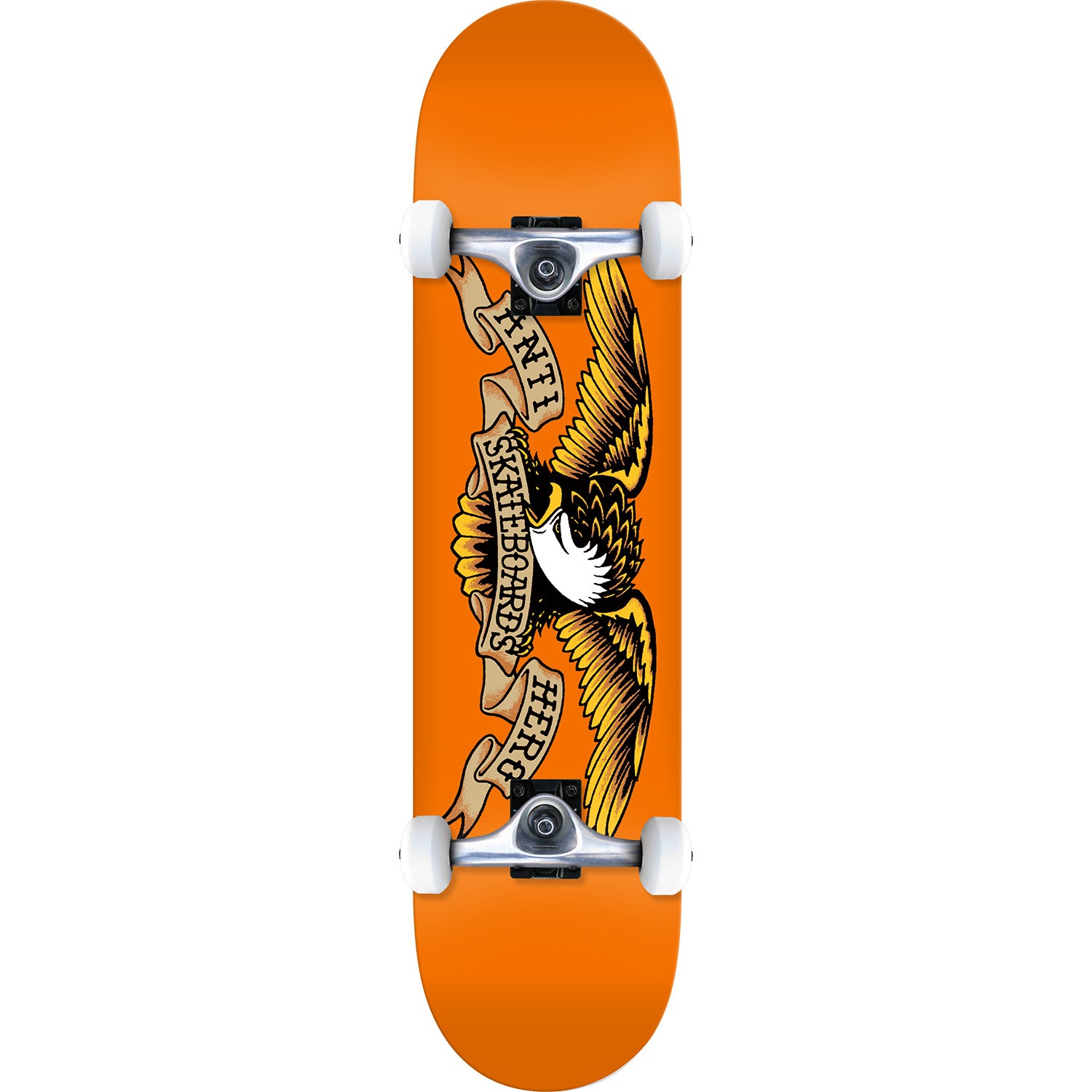 Anti Hero, Anti Hero Classic Eagle Skateboard Complete 7.75" - Orange