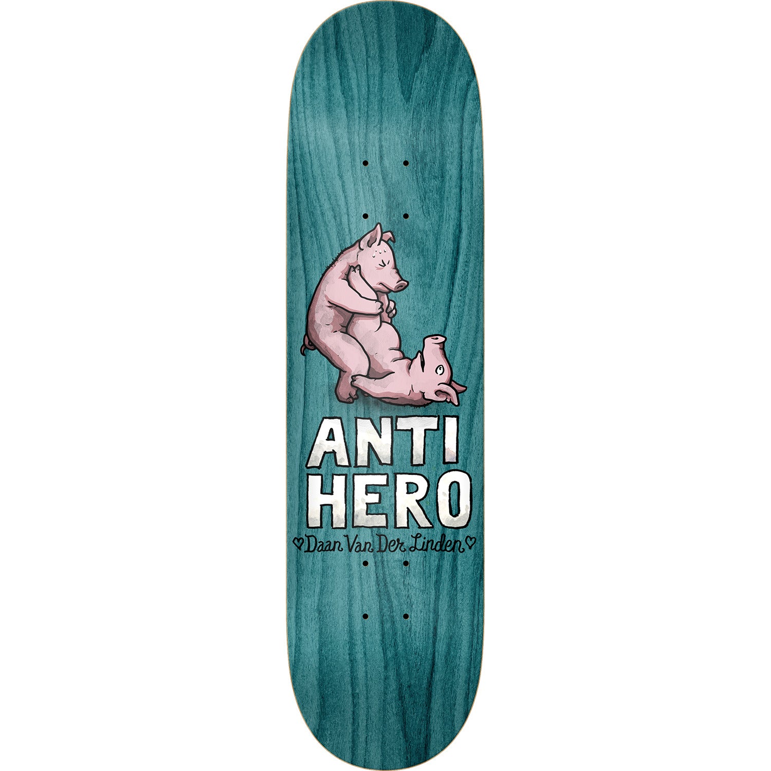 Anti Hero, Anti Hero Daan Van Der Linden Lovers II Skateboard Deck - 8.06"