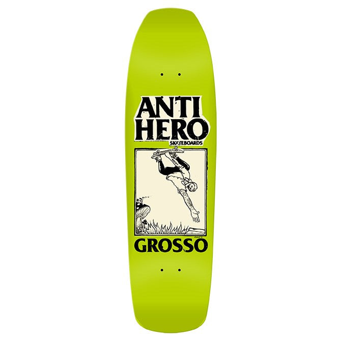 Anti Hero, Anti Hero Jeff Grosso Mountain Skull Skateboard Deck - 9.25"