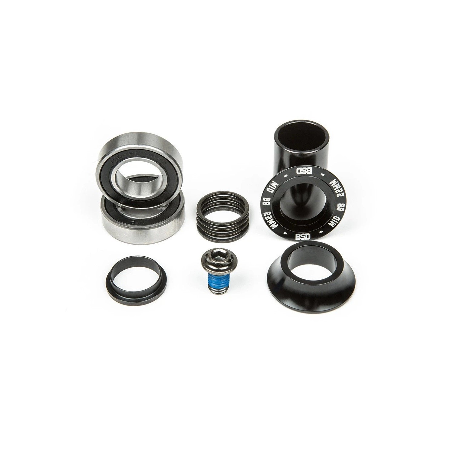 BSD, BSD BMX Substance Mid Bottom Bracket 19mm - Black