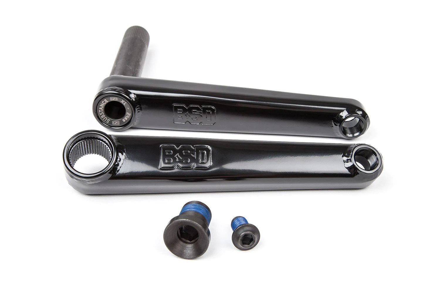 BSD, BSD BMX Substance XL Cranks 165mm - Flat Black