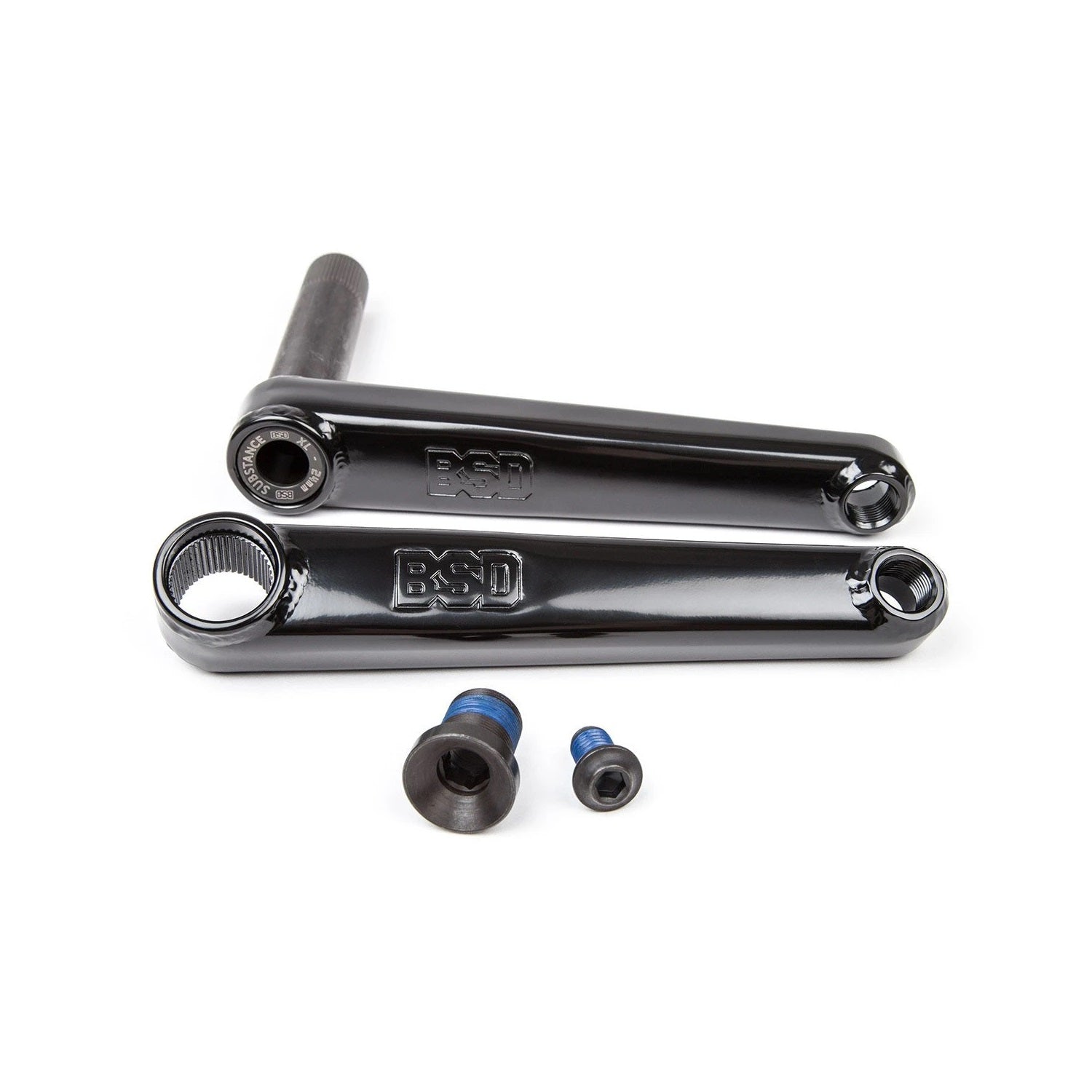 BSD, BSD BMX Substance XL Cranks 165mm - Flat Black