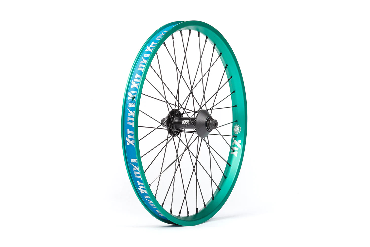 BSD, BSD BMX XLT Front Street Wheel - Teal