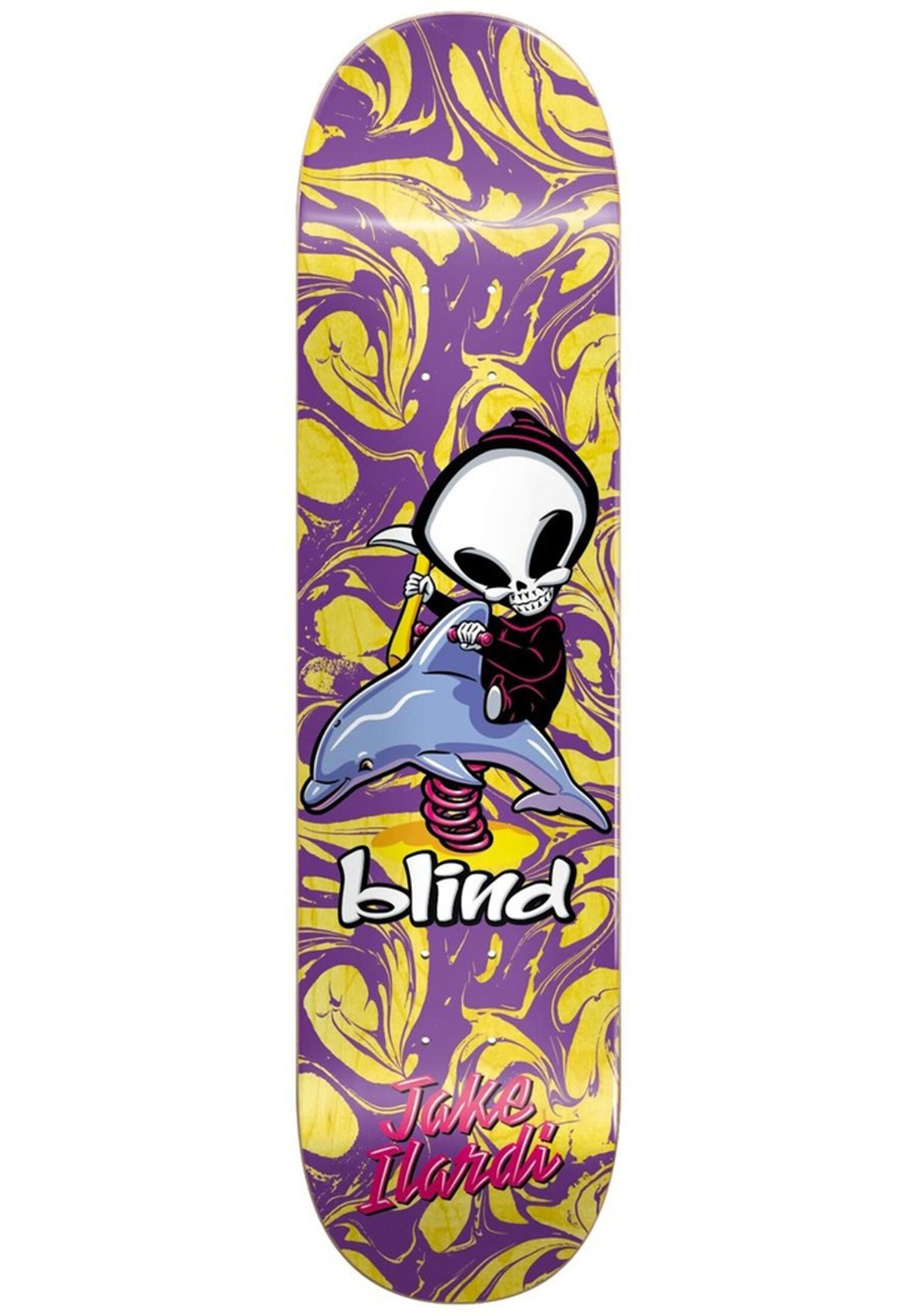 Blind, Blind Ilardi Reaper Ride R7 Skateboard Deck - 8.0" Purple