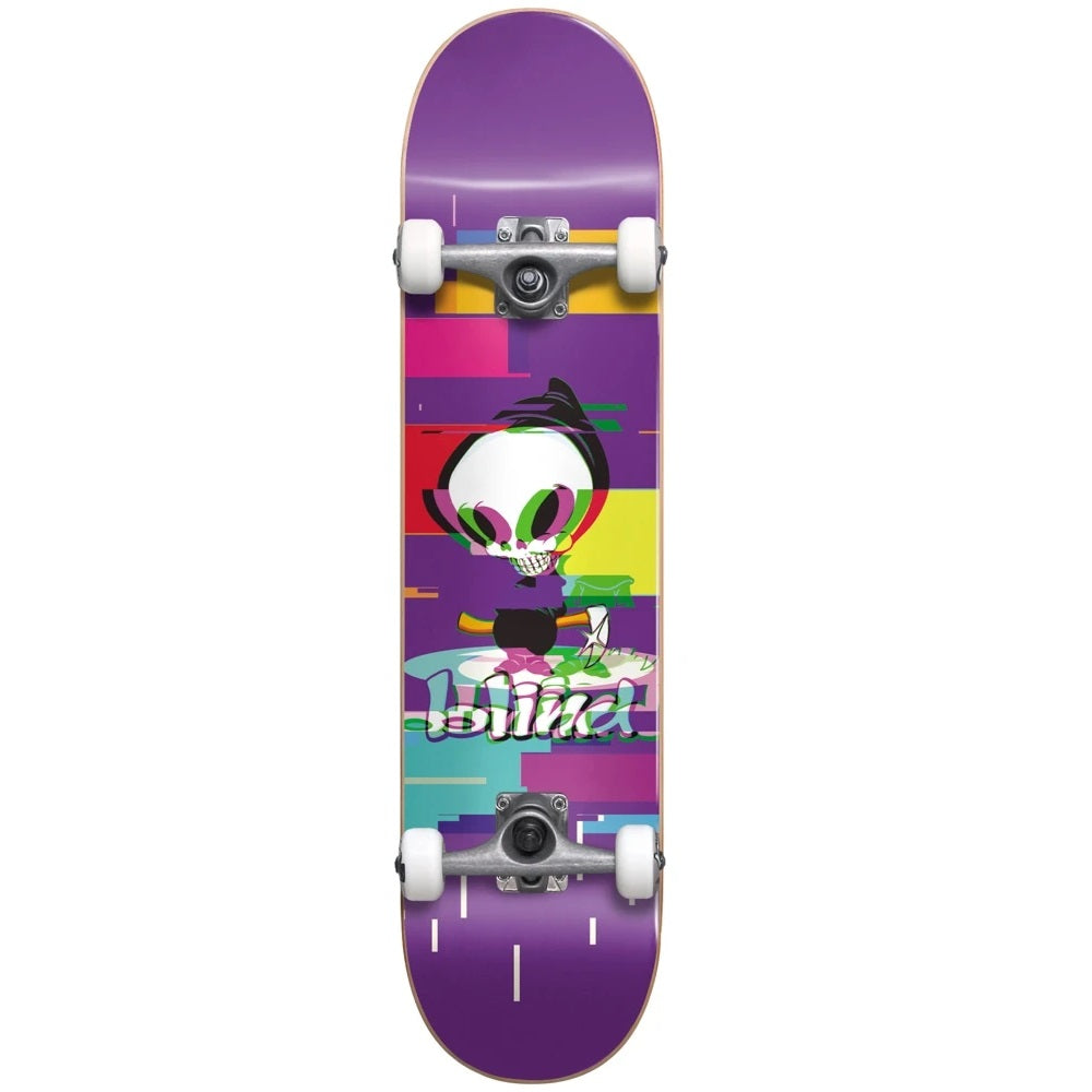 Blind, Blind Reaper Glitch FP Premium Skateboard Complete - 7.75" Purple