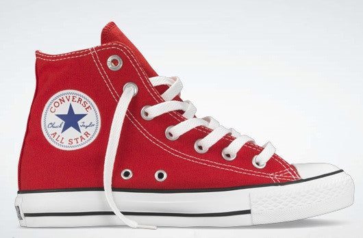 Converse Shoes, Converse Shoes Chuck Taylor All Star Hi - Red