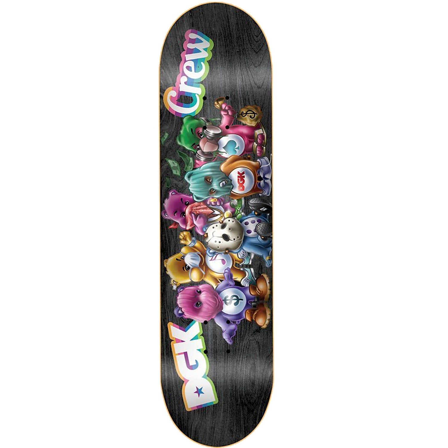 DGK, DGK Crew Skateboard Deck - 7.75" Black