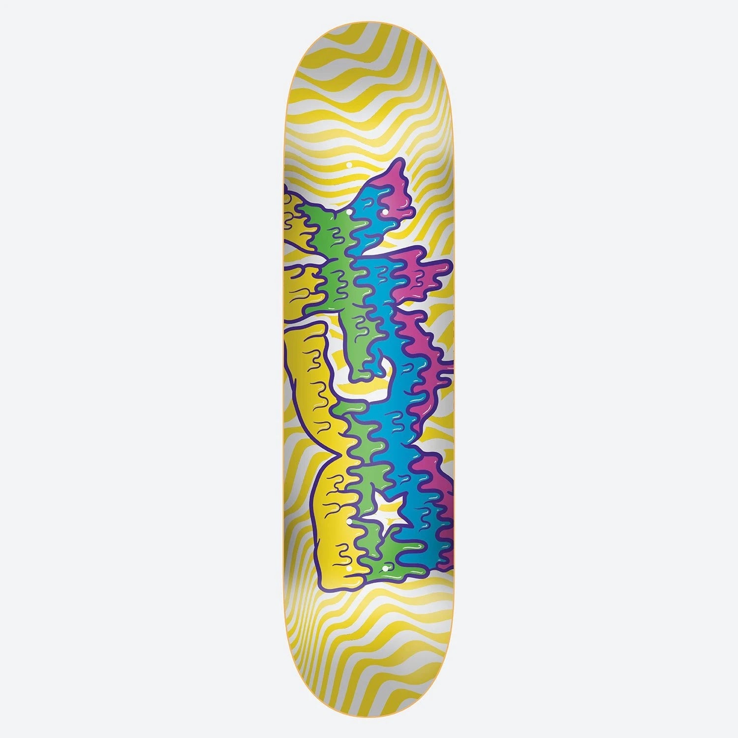 DGK, DGK Drippy UV Activated Skateboard Deck - 8.0" White