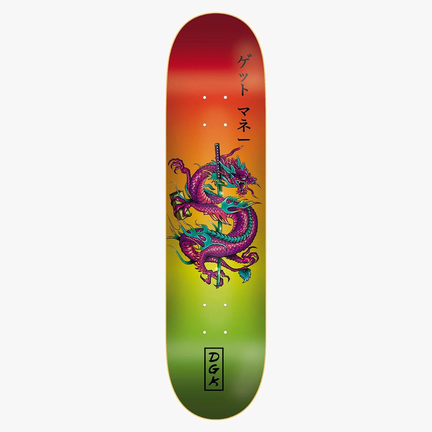 DGK, DGK Get Money Fuji Skateboard Deck - 7.8" Multi