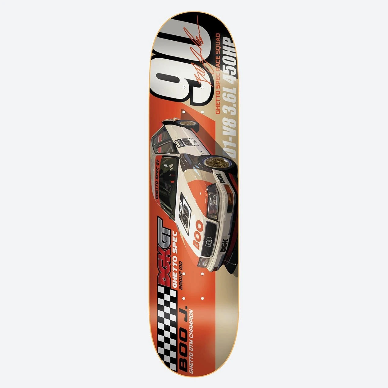 DGK, DGK Ghetto GT Boo Skateboard Deck - 7.9" Multi