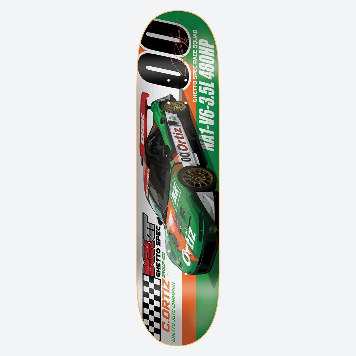 DGK, DGK Ghetto GT Ortiz Skateboard Deck - 8.0" Multi