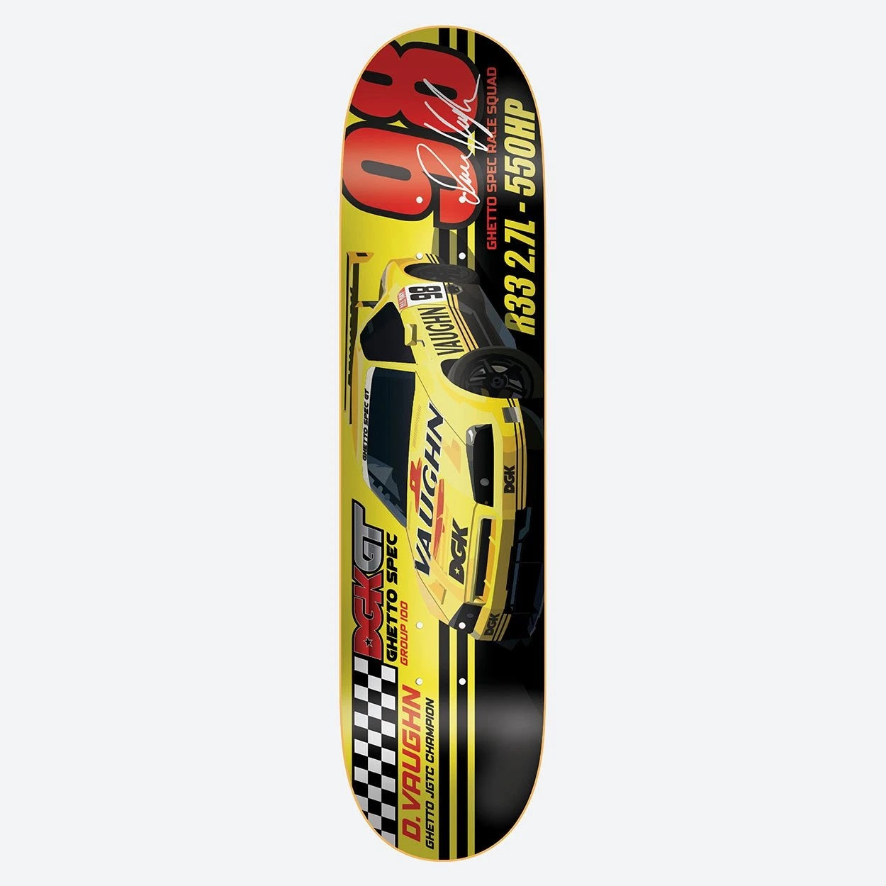 DGK, DGK Ghetto GT Vaughn Skateboard Deck - 8.06" Multi