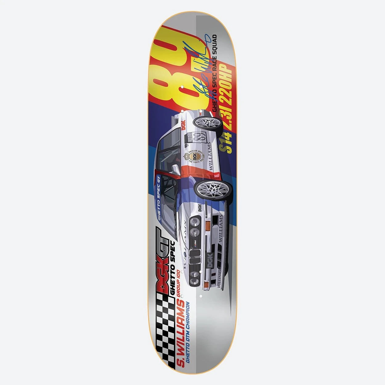 DGK, DGK Ghetto GT Williams Skateboard Deck - 8.1" Multi