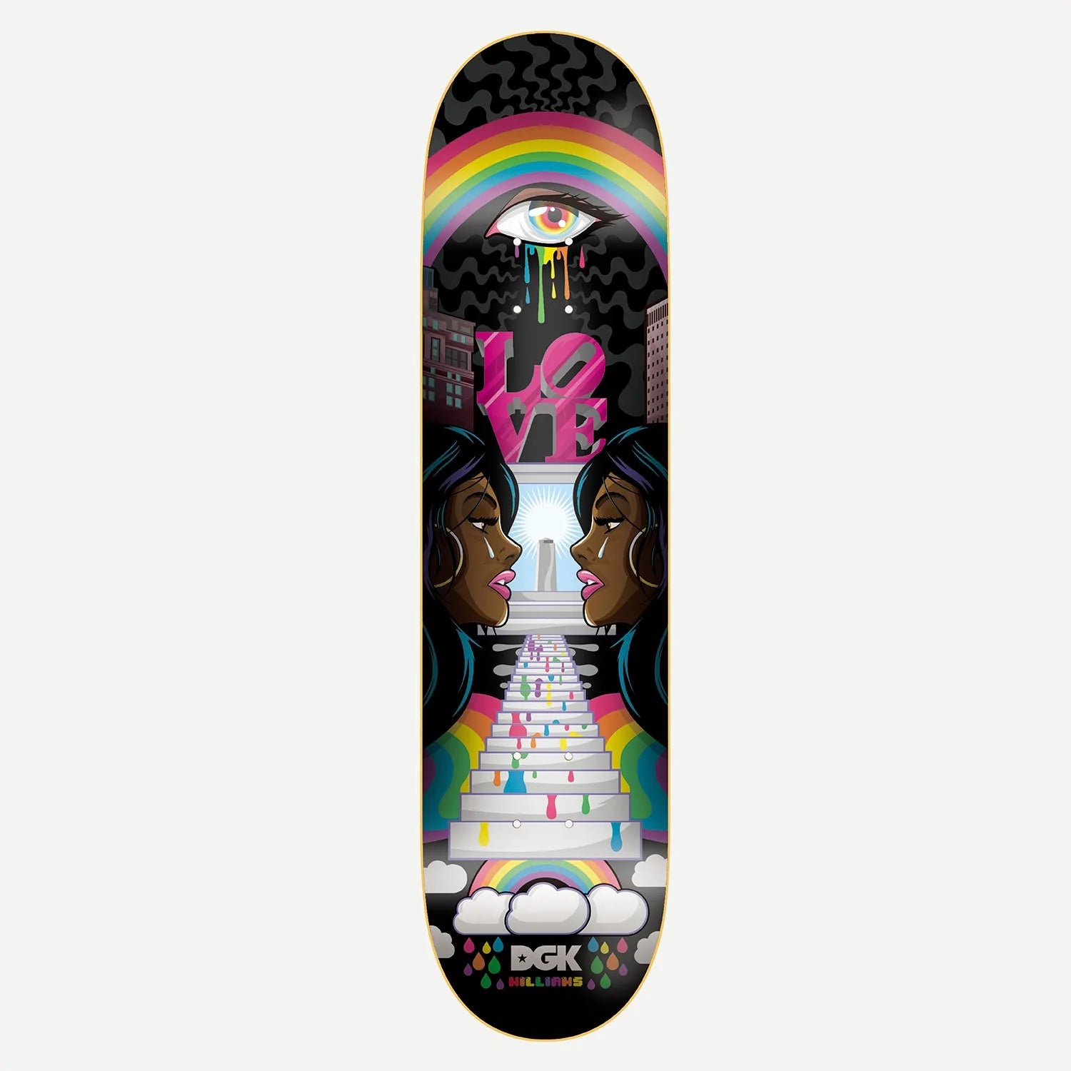 DGK, DGK Ghetto Psych Williams Skateboard Deck - 8.06"