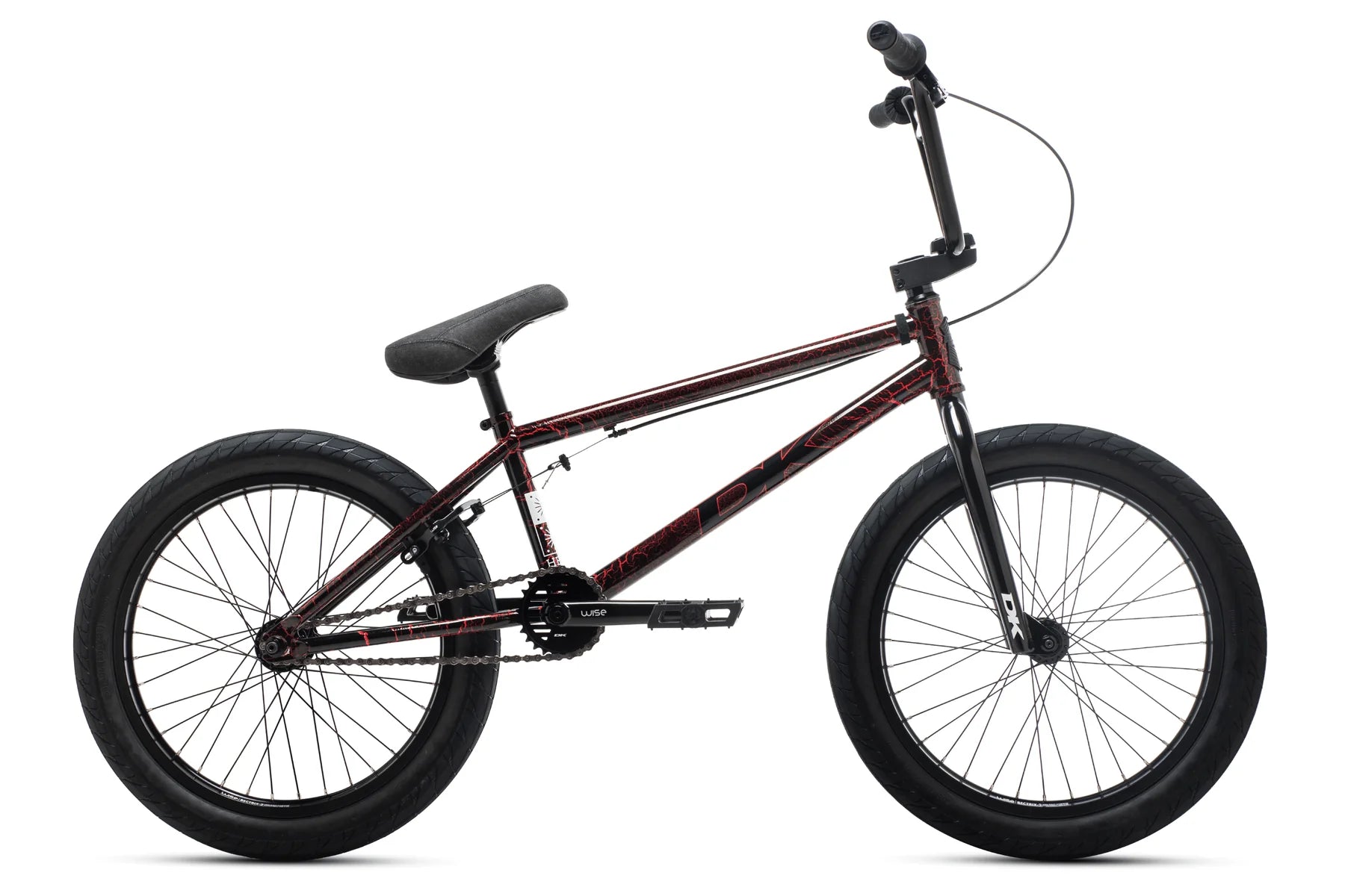 DK, DK Helio 20" Complete BMX Bike - Black Crackle