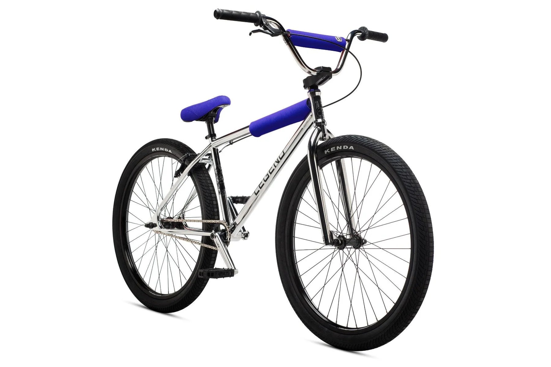 DK, DK Legend Retro Cruiser 26" Complete BMX Bike - Chrome/Blue