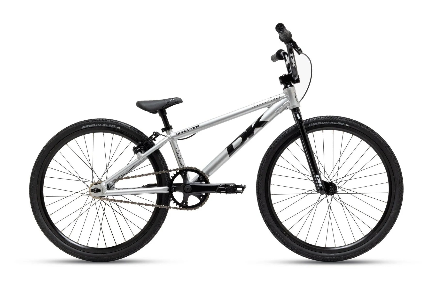 DK, DK Sprinter Junior 20" Complete BMX Race Bike - Silver Flake