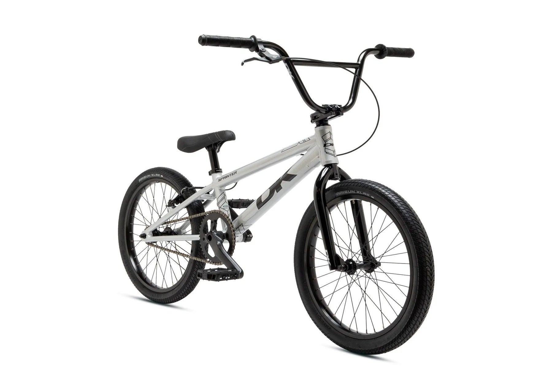 DK, DK Sprinter Pro 20" Complete BMX Race Bike - Silver Flake