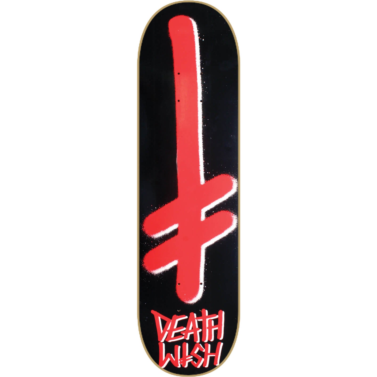 Deathwish, Deathwish Gang Logo Skateboard Deck 8.0" - Black/Red