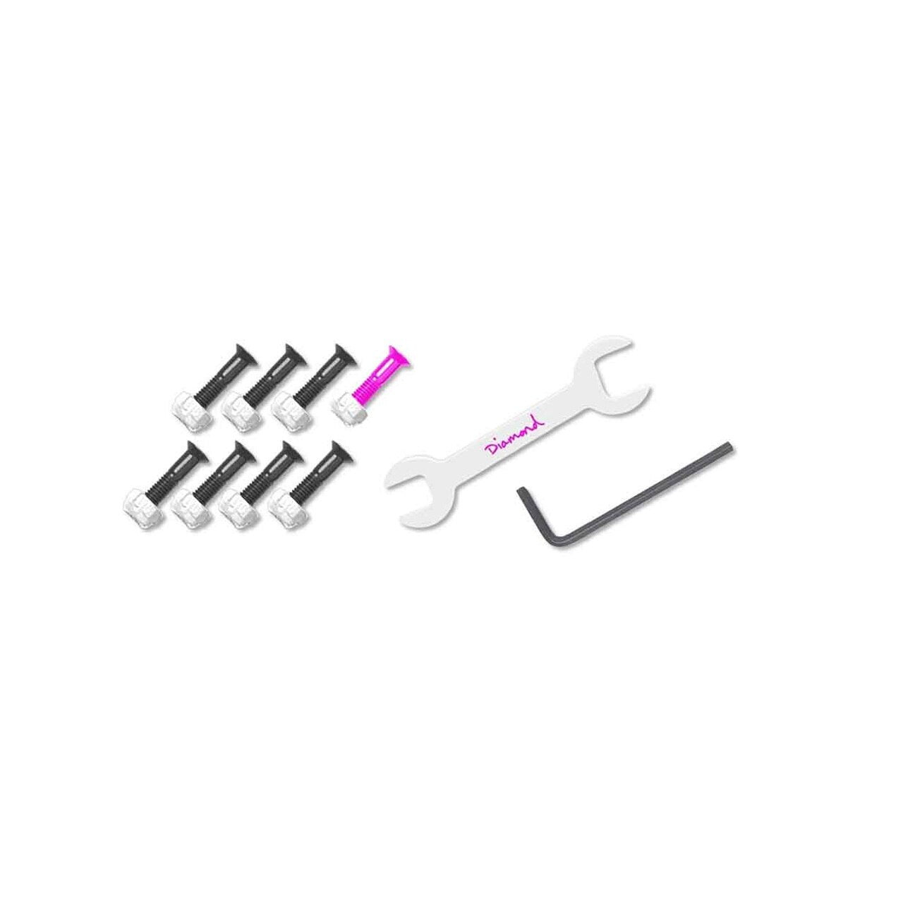 Diamond, Diamond Leticia Bufoni Hardware Set 7/8" Allen - Black/Pink