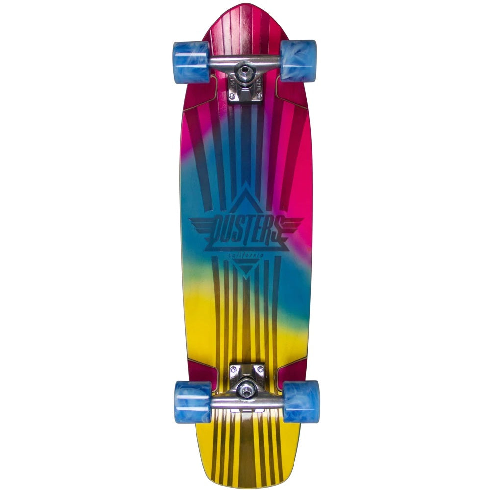 Dusters, Dusters Keen Retro Fades Complete Cruiser - 31" Blue/Pink/Yellow