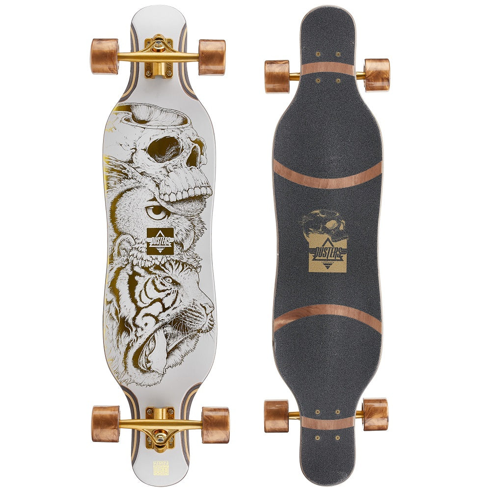 Dusters, Dusters Kerby Longboard Complete 38.5" - Gold Foil