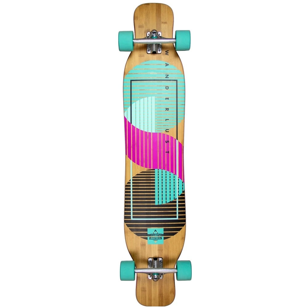 Dusters, Dusters Wanderlust Complete Longboard - 47" Teal/Purple