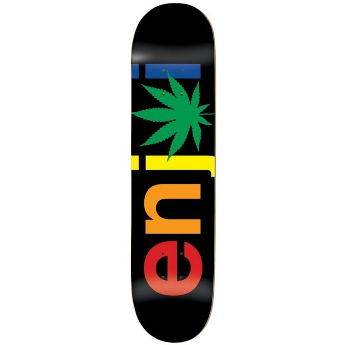 Enjoi, Enjoi Chronic Logo R7 Skateboard Deck - 8.125" Black