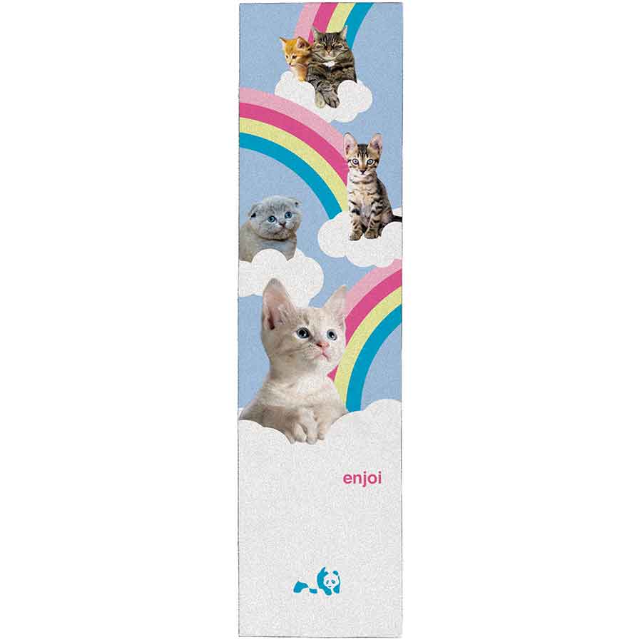 Enjoi, Enjoi Kitten Slumbers Single Sheet Griptape 9"x33" - Multi