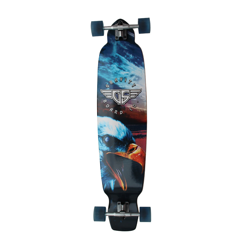 Gravity, Gravity Drop Kick Screaming Eagle Longboard Complete - 43"