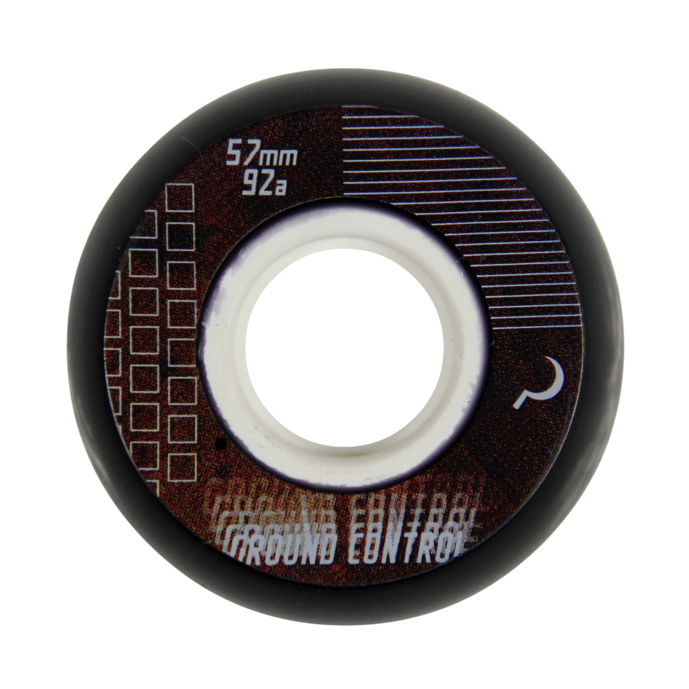 Ground Control, Ground Control CM Wheels 57mm 92A - Black (Set of 4)