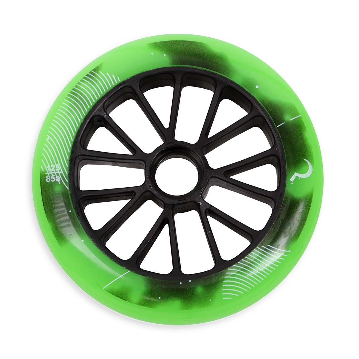 Ground Control, Ground Control UR Galaxy Wheels 125mm 85A - Green (Set of 6)