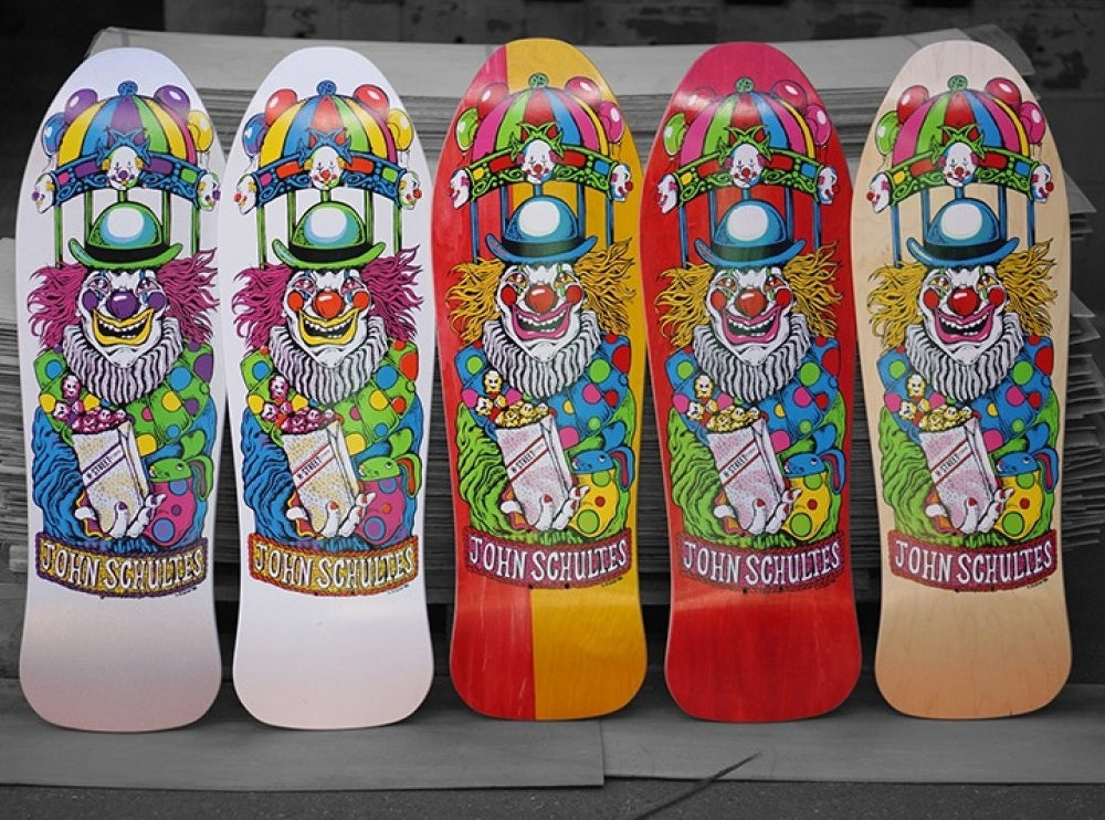 H-Street, H-Street Schultes Klown Reissue Skateboard Deck - 9.9" Assorted