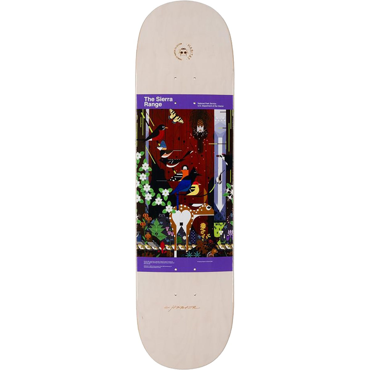 Habitat, Habitat Harper Sierra Range Skateboard Deck - 8.5"