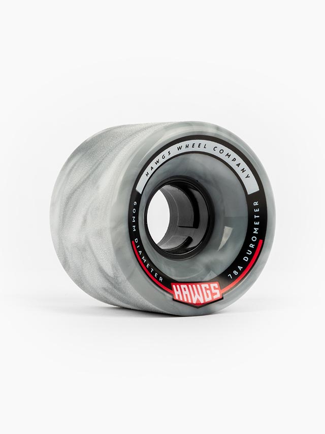 Hawgs, Hawgs Chubby Wheels 60mm 78a - Grey/White (Set of 4)