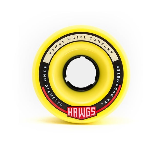 Hawgs, Hawgs Fatty Wheels 63mm 78a - Flat Banana (Set of 4)