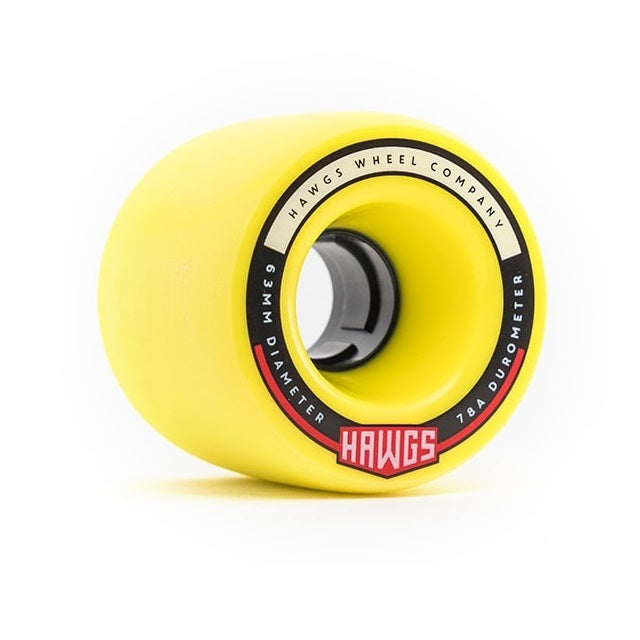 Hawgs, Hawgs Fatty Wheels 63mm 78a - Flat Banana (Set of 4)