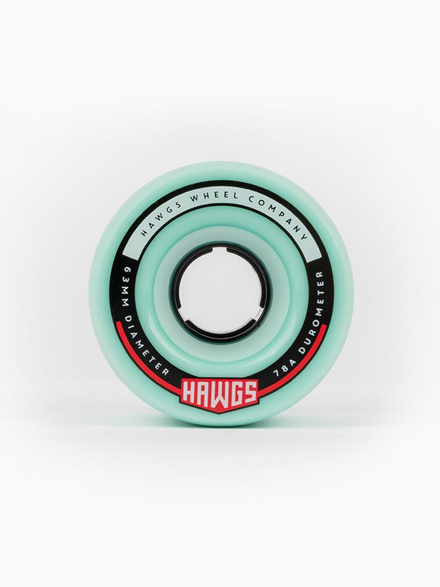 Hawgs, Hawgs Fatty Wheels 63mm 78a - Ocean Teal (Set of 4)