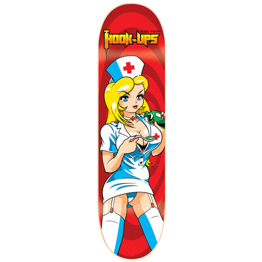 Hook-Ups, Hook-Ups Nurse Krissy Skateboard Deck - 8.0"