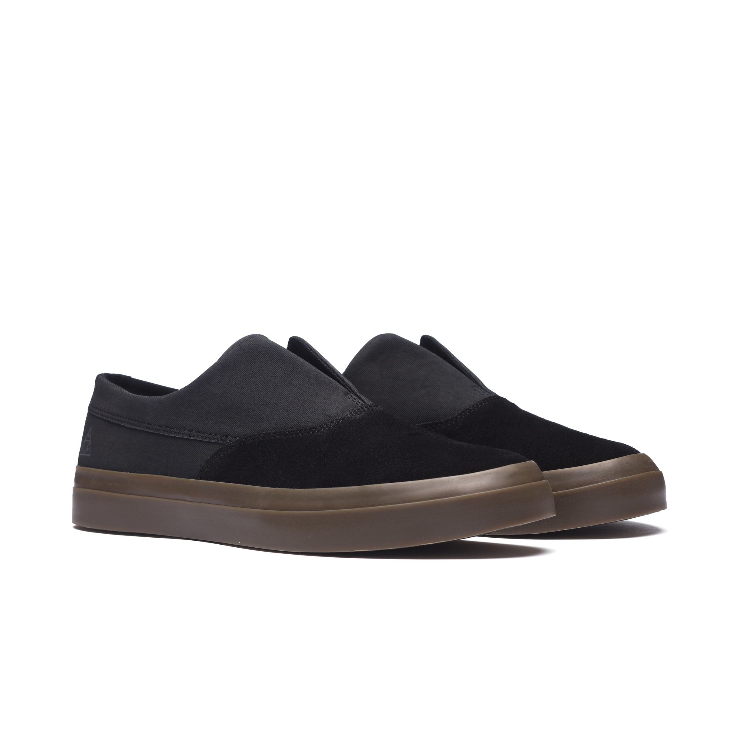 Huf, Huf Shoes Dylan Slip On - Black/Dark Gum