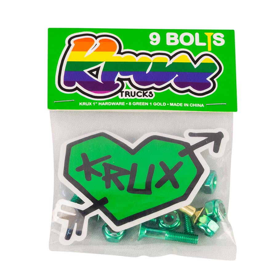 Krux, Krux Krome Hardware 1" Phillips - Green