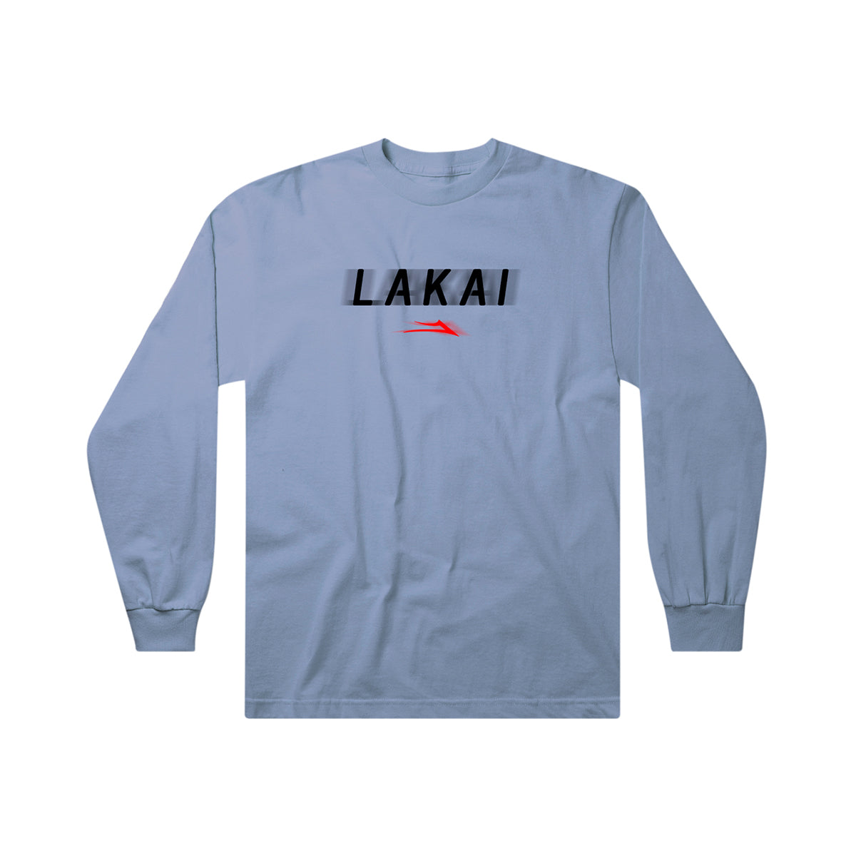 Lakai, Lakai Blur Long Sleeve Tee - Stonewash Blue