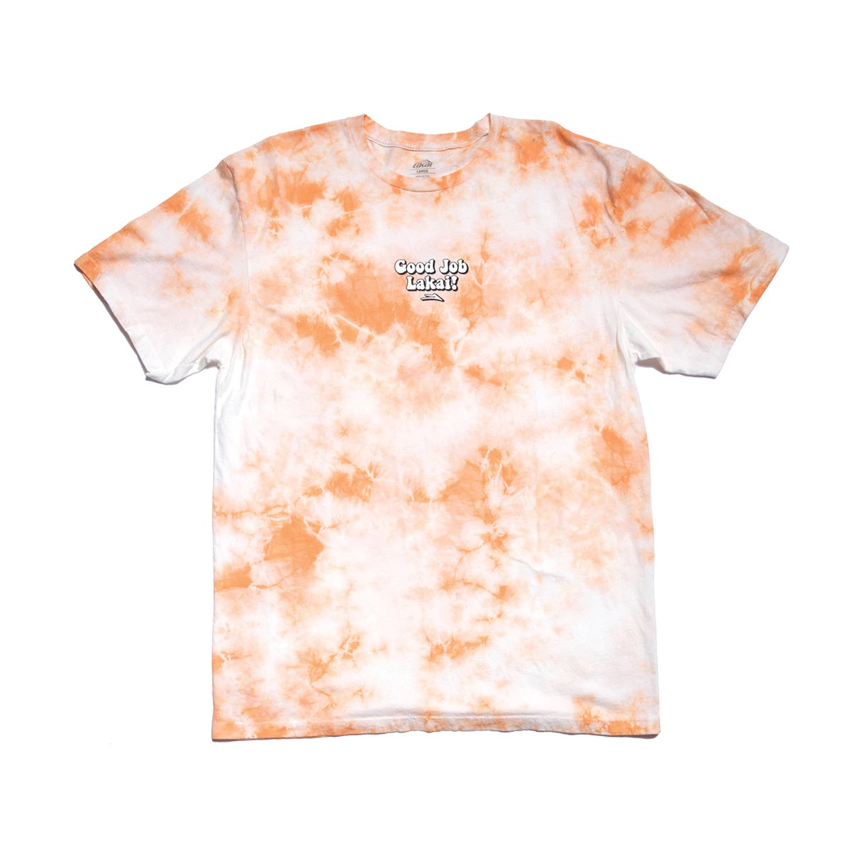 Lakai, Lakai Good Job Lakai T-Shirt - Orange Tie Dye