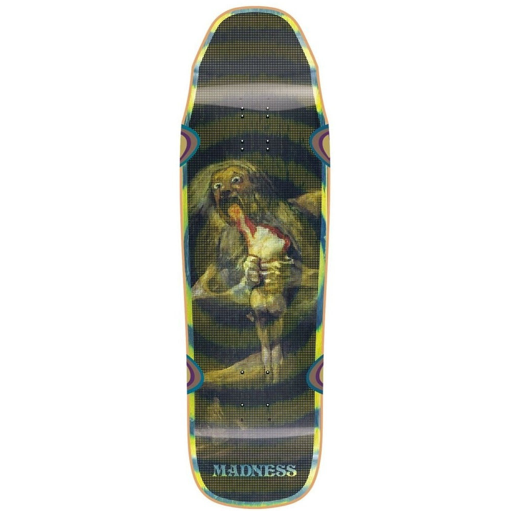 Madness, Madness Son Halftone R7 Skateboard Deck - 9.5" Green Swirl